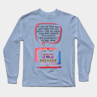 CASSETTE PENCIL : FORMATION (Beyoncé) Long Sleeve T-Shirt